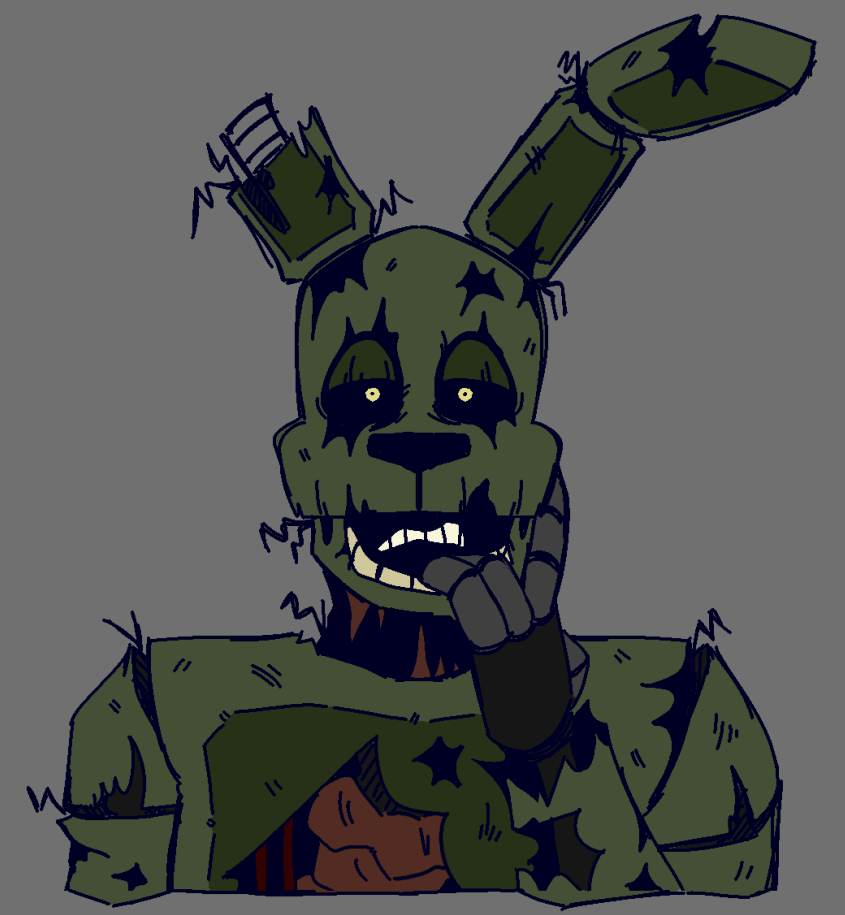 2022 2_mouths animatronic anthro closed_frown colored digital_drawing_(artwork) digital_media_(artwork) exposed_endoskeleton finger_in_mouth fingers five_nights_at_freddy's five_nights_at_freddy's_3 floppy_ears gore green_body guts half-closed_eyes half_lidded_eyes lagomorph leporid looking_at_viewer machine male mammal multi_mouth multicolored_body narrowed_eyes notched_ear open_mouth organs rabbit robot scottgames skkortysoup solo springtrap_(fnaf) two_tone_body video_games wire yellow_eyes