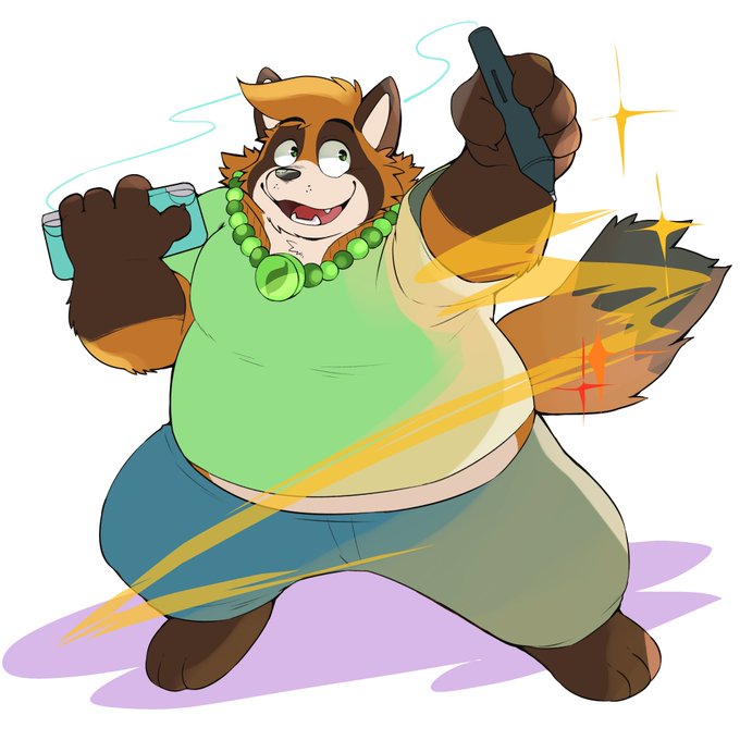 2022 anthro belly big_belly black_nose bottomwear brown_body brown_fur canid canine clothing fur ginnosuke humanoid_hands kemono male mammal overweight overweight_male pants raccoon_dog shirt simple_background solo tanuki topwear