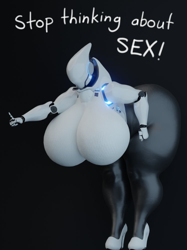 anthro big_breasts breasts coolmaster98 cybernetics cyborg english_text female haydee haydee_(game) humanoid machine robot solo text thick_thighs video_games