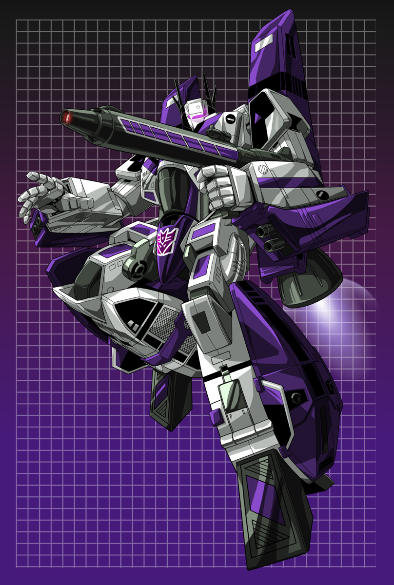 choujikuu_yousai_macross commission dark_persona decepticon english_commentary gun gunpod head_tilt highres holding holding_gun holding_weapon insignia jetfire looking_at_viewer macross makoto_ono mecha no_humans open_hand robot science_fiction solo thrusters transformers variable_fighter vf-1 vf-1_super vf-1s visor weapon