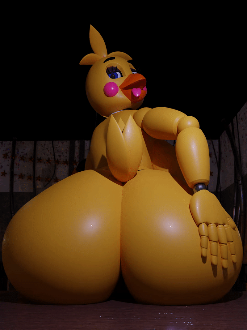 2022 3d_(artwork) animated animatronic anthro anthrofied areola avian beak big_breasts big_butt bird blush blush_stickers breasts butt chicken digital_media_(artwork) female female_focus five_nights_at_freddy's five_nights_at_freddy's_2 galliform gallus_(genus) inside looking_at_viewer looking_back looking_pleasured loop machine nipples no_sound non-mammal_breasts non-mammal_nipples nude office phasianid rear_view robot scottgames short_playtime sitting solo video_games yellow_body zenith741