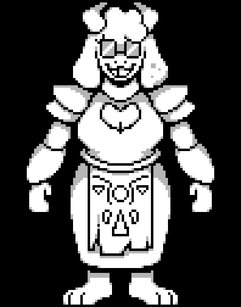 animal_humanoid armor bovid bovid_humanoid breasts caprine chipped_tooth cleavage cleavage_cutout clothed clothing digital_media_(artwork) female goat humanoid mammal mammal_humanoid mother parent pixel_(artwork) randomguyed solo solo_focus swapped_rhythms toriel toriel_(swapped_rhythms) undertale undertale_(series) video_games