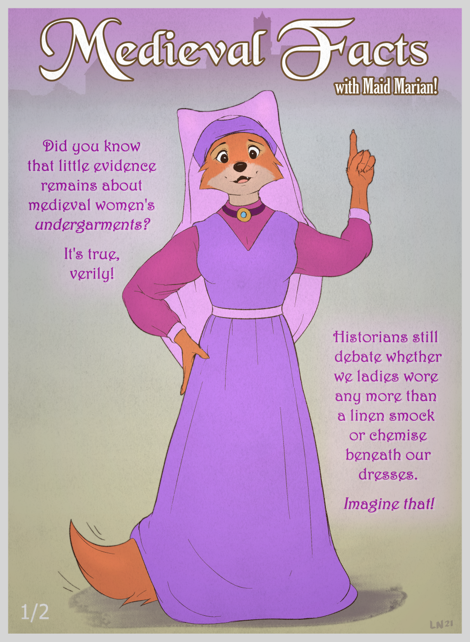 2022 anthro border canid canine clothing dialogue digital_drawing_(artwork) digital_media_(artwork) disney dress english_text female fox fur grey_border headdress headgear headwear hi_res littlenapoleon looking_at_viewer maid_marian mammal offscreen_character orange_body orange_fur robin_hood_(disney) simple_background smile solo solo_focus talking_to_viewer text