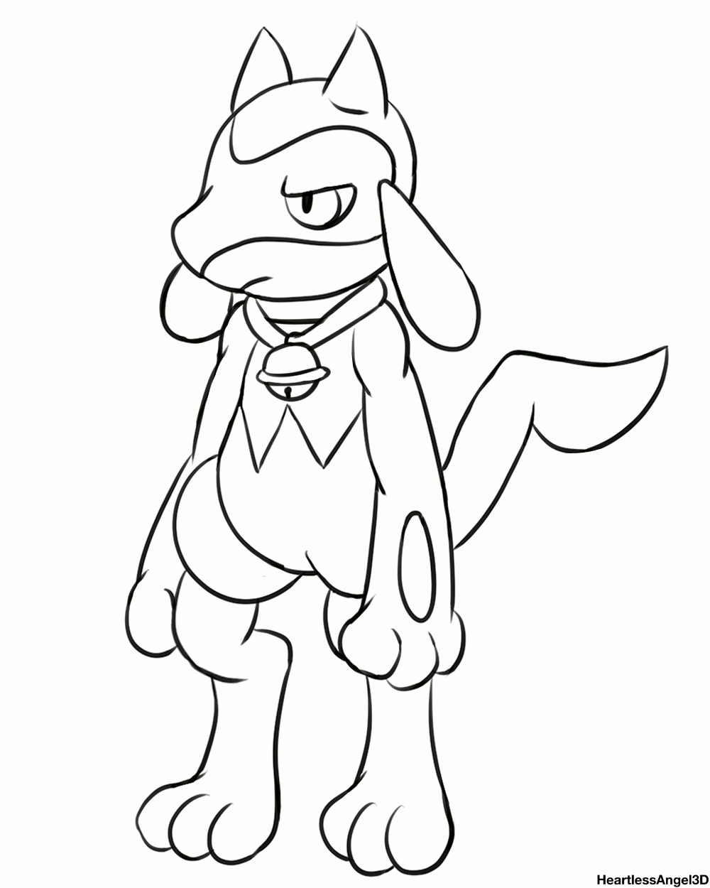 ambiguous_gender animated anthro cute_expression frown grin heartlessangel3d hi_res nintendo paws pok&eacute;mon pok&eacute;mon_(species) riolu sketch smile solo soothe_bell standing video_games