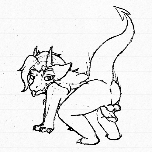 1:1 andromorph animated anus balls butt demon_dragon dragon ears_back genitals horn intersex low_res male opstah opstah_(characters) paws penis pivoted_ears shake shaking_butt short_playtime solo tail tongue tongue_out