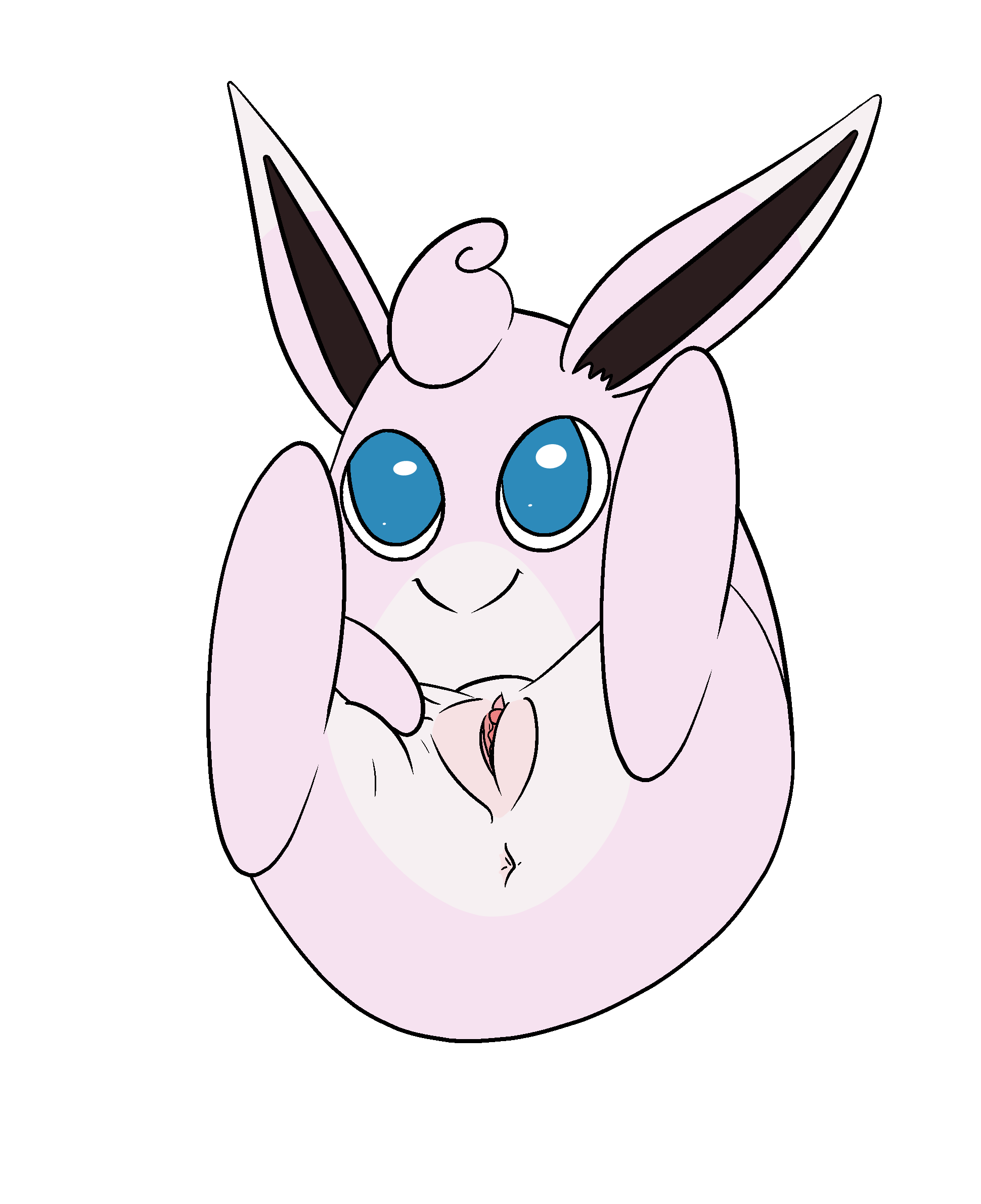 alpha_channel anus blue_eyes clitoral_hood clitoris female feral genitals happy_harvey hi_res nintendo phone_drawing pink_body pok&eacute;mon pok&eacute;mon_(species) presenting presenting_pussy pussy simple_background solo spread_pussy spreading transparent_background video_games wigglytuff