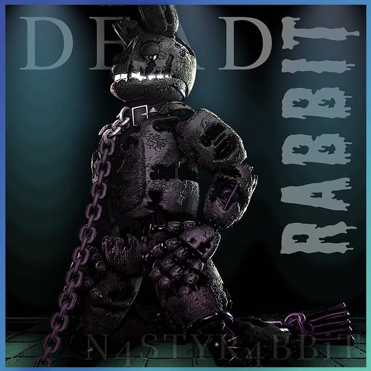 1:1 animatronic anthro bdsm chain chain_leash collar english_text five_nights_at_freddy's five_nights_at_freddy's_3 green_body hands_on_hips kneeling lagomorph leash leporid looking_at_viewer machine male mammal n4styr4bbit rabbit robot scottgames solo spiked_collar spikes springtrap_(fnaf) text video_games watermark