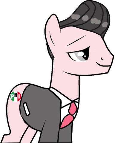 black_hair enrique_pena_nieto equid equine fan_character friendship_is_magic grey_eyes hair hasbro horse low_res male mammal mexico my_little_pony parody politics pony president simple_background smile solo white_background