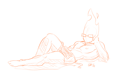 2016 animated bottomwear clothed clothing fire gesture glasses_on_face grillby hand_gesture head_on_hand humanoid loincloth low_res male monotone_body orange_body orangecatslutz reclining reclining_pose simple_background solo text thumbs_up topless topless_male undertale undertale_(series) underwear white_background