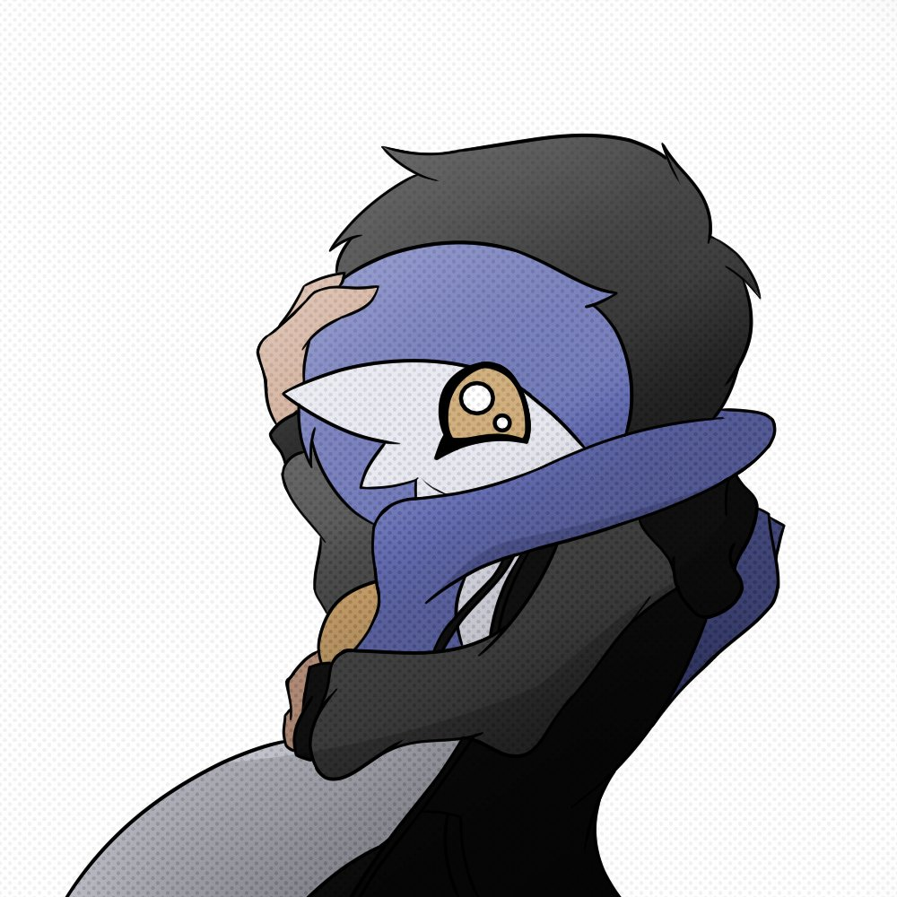2022 arm_around_back arms_around_neck black_hair blue_hair duo embrace eyes_watering flat_colors gardevoir hair hand_on_another's_head hug human humanoid maki_(malegardevoir) male malegardevoir mammal nintendo not_furry orange_eyes pok&eacute;mon pok&eacute;mon_(species) shaded shiny_pok&eacute;mon simple_background simple_shading video_games white_background