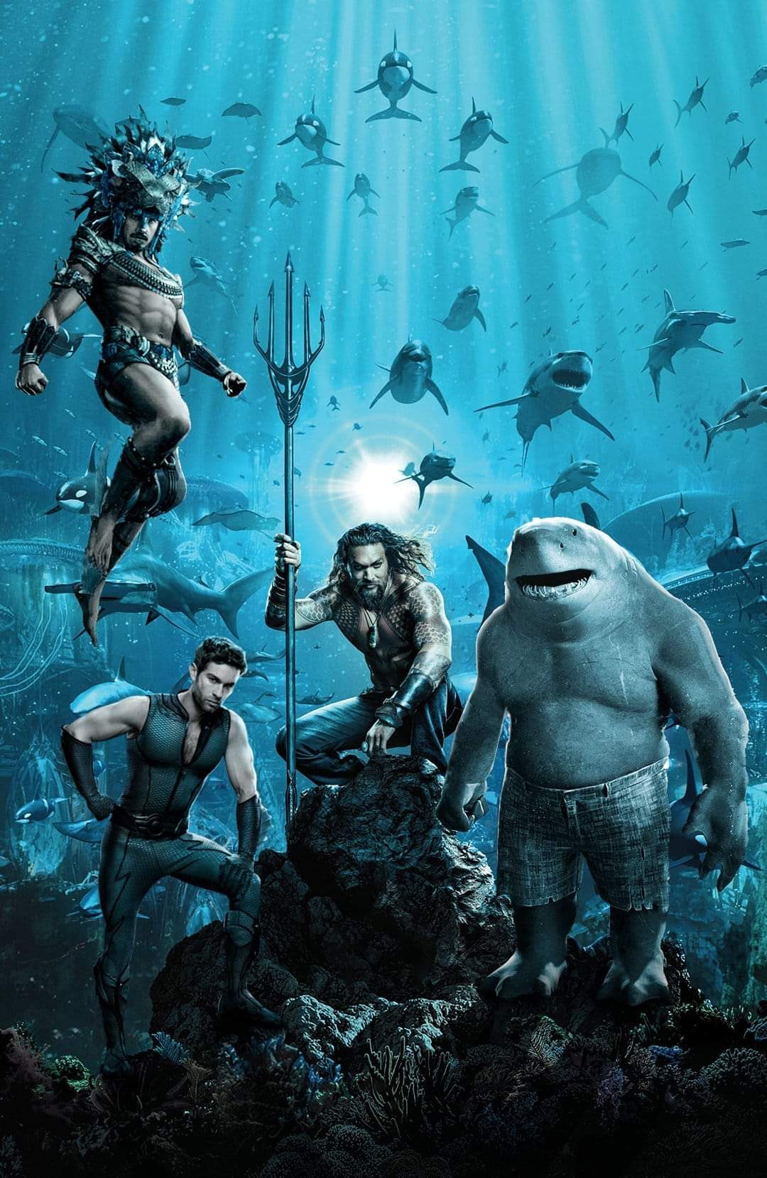 animal_humanoid aquaman aquaman_(copyright) barefoot batoid beard black_panther_(marvel) cetacean crossover dc_comics delphinoid facial_hair feet fish fish_humanoid group hi_res humanoid king_shark male mammal marine marine_humanoid marvel marvel_cinematic_universe namor oceanic_dolphin orca shark shark_humanoid stingray suicide_squad superhero superhero_costume the_boys the_deep toothed_whale underwater water