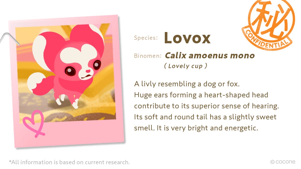 &lt;3 ambiguous_gender cocone detailed_background english_text feral fur heart_(marking) heart_nose livly_(species) lovox_(livly) markings photo pink_body pink_fur red_eyes simple_background solo text watermark white_background white_markings white_tail_tip