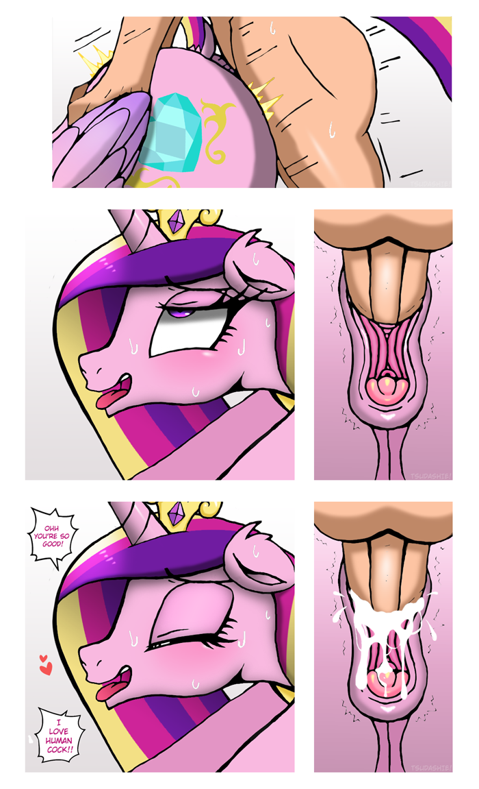 2022 anatomically_correct anatomically_correct_genitalia anatomically_correct_pussy animal_genitalia animal_pussy anus blush bodily_fluids butt butt_focus clitoral_winking clitoris cum cum_inside cutie_mark equid equine equine_pussy ethereal_hair female feral friendship_is_magic genital_fluids genitals hair hasbro horn human interspecies mammal my_little_pony princess_cadance_(mlp) pussy sex simple_background sweat tsudashie unicorn_horn winged_unicorn wings