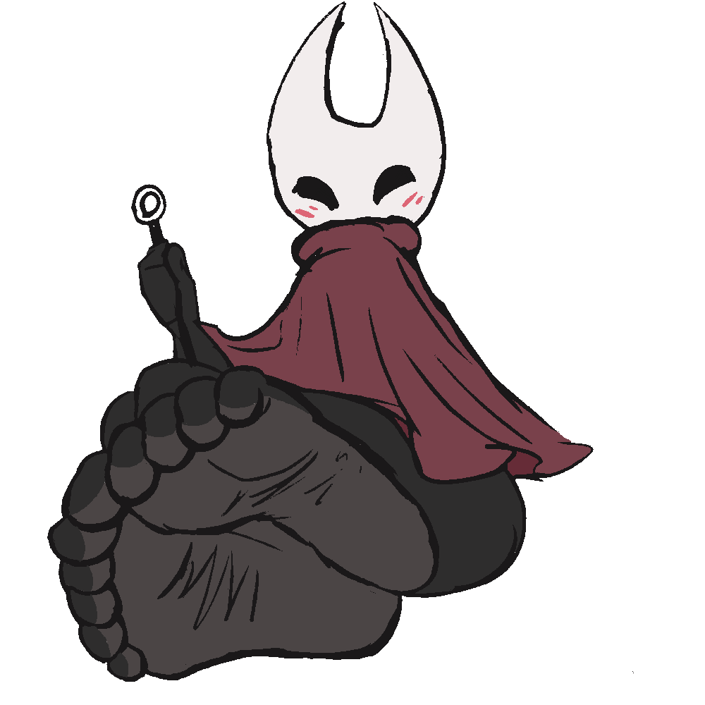 5_toes anthro arthropod blush butt cape cloak cloak_only clothed clothing countershade_feet countershading digital_media_(artwork) edit feet female foot_fetish foot_focus holding_object holding_weapon hollow_knight humanoid humanoid_feet insect looking_at_viewer pantsless partially_clothed presenting red_clothing simple_background soles solo team_cherry toe_curl toes vessel_(species) video_games weapon white_background wrinkled_feet zp92