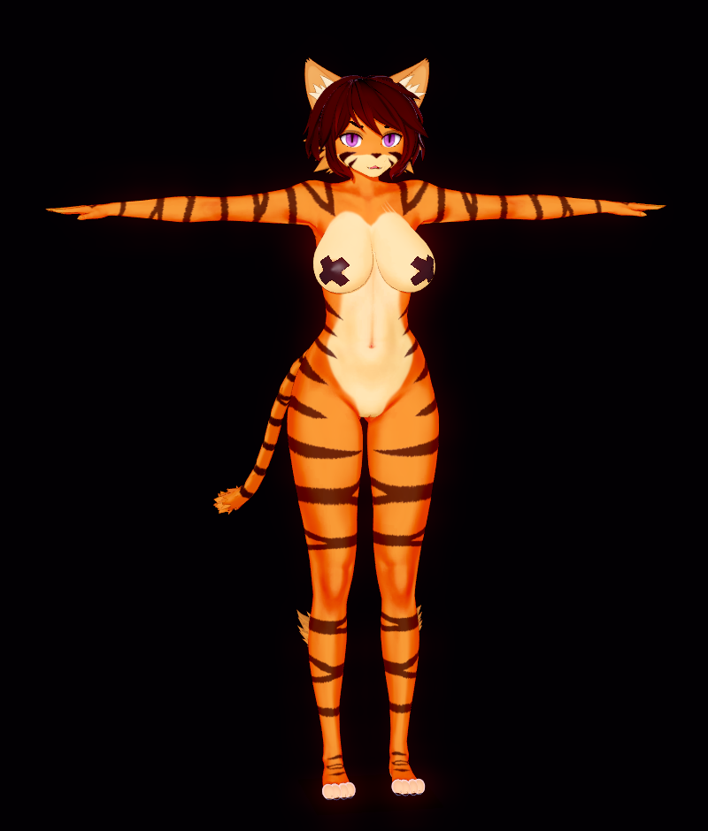 3d_(artwork) digital_media_(artwork) felid female humanoid in_heat_(game) koikatsu_(game) mammal pantherine sammy_(in_heat) tiger