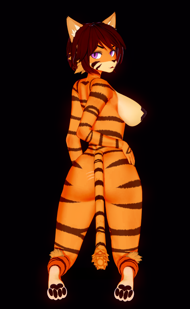 3d_(artwork) anthro countershading digital_media_(artwork) felid female in_heat_(game) koikatsu_(game) mammal pantherine sammy_(in_heat) solo tiger