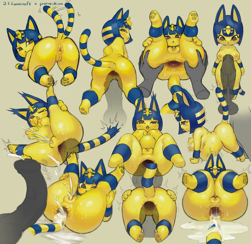 :&lt; abdominal_bulge accessory after_sex ahegao all_fours ambiguous_species anal anal_penetration animal_crossing animal_genitalia animal_penis ankha_(animal_crossing) anthro anus balls big_butt big_penis blue_hair blush bodily_fluids butt collage cum cum_in_ass cum_inside disembodied_hand disembodied_penis doggystyle domestic_cat duo ejaculation equine_penis erection faceless_character faceless_male felid feline felis female from_behind_position gaping gaping_anus genital_fluids genitals hair hair_accessory hairband holding_legs huge_penis large_penetration leaking_cum legs_up looking_at_viewer looking_back looking_back_at_viewer looking_pleasured lying male mammal markings motion_outline nintendo on_back on_side one_eye_closed pawpads peach_pussy penetration penis pororikin puffy_anus pussy_ejaculation pussy_juice rear_view ridiculous_fit sex simple_background solo_focus spread_anus spread_legs spreading standing striped_markings striped_tail stripes sweat tail_markings tail_motion tailwag tongue tongue_out twitching video_games yellow_background yellow_body