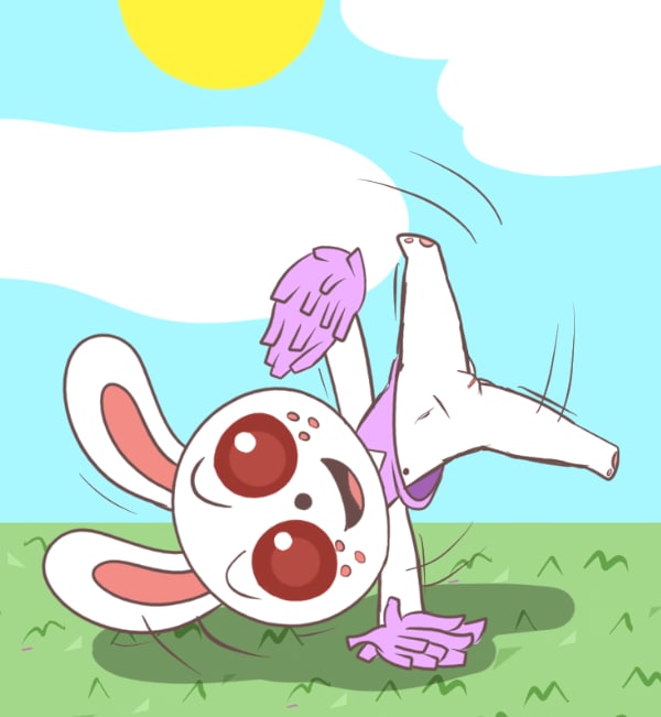 2022 animal_crossing anthro areola biped black_nose bottomless cheerleader clothed clothing detailed_background digital_media_(artwork) eyelashes female flat_breasts freckles fur genitals grass holding_object lagomorph leporid looking_at_viewer mammal navel nintendo nipples partially_clothed pawpads paws plant pom_poms pose pussy rabbit red_body red_ears red_eyes red_fur red_pawpads ruby_(animal_crossing) shirt sky solo spread_legs spreading sun topwear video_games weirdkoaladream white_body white_fur wide_open