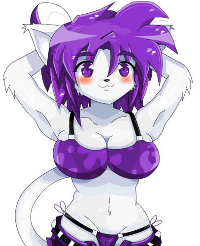 anime_style anthro breasts domestic_cat felid feline felis female female/female low_res mammal