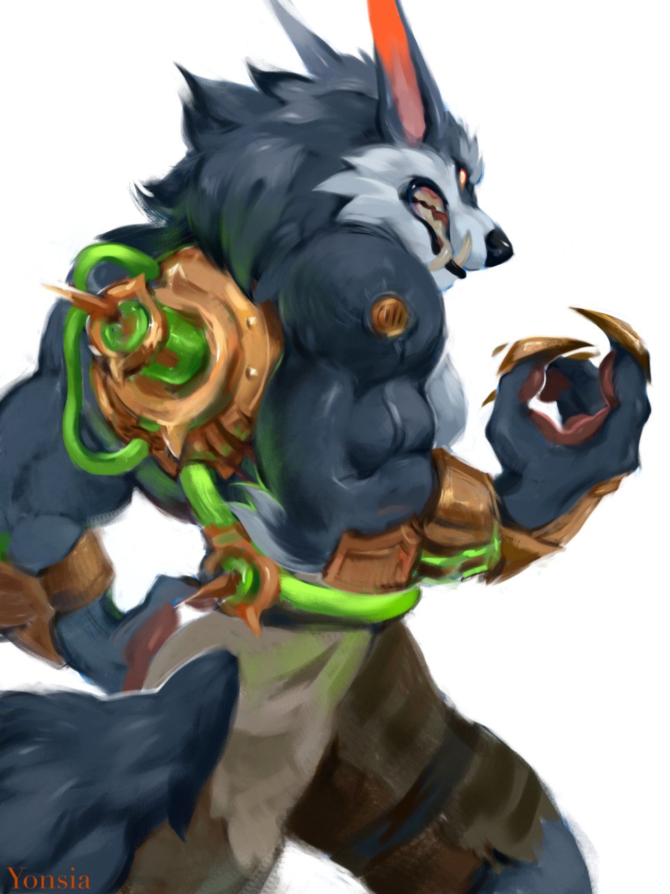 2022 4_fingers action_pose angry anthro arm_markings armor armwear big_brachioradialis big_deltoids big_muscles big_pecs black_claws black_flesh black_lips black_nose bottomwear brachioradialis brown_bottomwear brown_clothing brown_pants canid canine canis cheek_tuft claws clothed clothed_anthro clothed_male clothing countershade_chest countershade_face countershade_fur countershade_torso countershading dark_arms dark_back dark_body dark_bottomwear dark_claws dark_face dark_fingers dark_flesh dark_fur dark_hands dark_legs dark_lips dark_neck dark_nose dark_pants dark_tail dark_text deltoids digital_media_(artwork) digital_painting_(artwork) ears_back ears_outwards empty_eyes eyebrows facial_tuft fangs fingers flexing flexing_bicep flexing_brachioradialis fluffy fluffy_fur fur fur_tuft gauntlets glistening glistening_armor glistening_armwear glistening_clothing glistening_ears glistening_lips glistening_metal glistening_nose glistening_pawpads glistening_teeth glistening_tongue gloves glowing glowing_eyes gold_(metal) gold_armor gold_armwear gold_gauntlet grey_arms grey_back grey_body grey_ears grey_eyebrows grey_face grey_fingers grey_fur grey_hands grey_legs grey_neck grey_tail gums handwear head_tuft hi_res humanoid_hands league_of_legends light_armor light_armwear light_body light_bottomwear light_chest light_countershading light_eyebrows light_face light_flesh light_fur light_gauntlet light_gums light_inner_ear light_loincloth light_pawpads light_tongue lips long_ears long_fangs looking_at_viewer looking_away looking_back looking_back_at_viewer male male_anthro mammal markings monotone_armor monotone_armwear monotone_back monotone_bottomwear monotone_chest monotone_claws monotone_clothing monotone_fingers monotone_gums monotone_hands monotone_legs monotone_lips monotone_loincloth monotone_neck monotone_nose monotone_pawpads monotone_tail monotone_tongue multicolored_body multicolored_fur muscular muscular_anthro muscular_male neck_tuft orange_eyes orange_text pants pawpads pecs pink_flesh pink_gums pink_inner_ear pink_pawpads pink_tongue pivoted_ears portrait pose riot_games sharp_teeth side_view signature simple_background snarling solo standing tail_tuft tan_loincloth teeth text three-quarter_portrait tongue topless topless_anthro topless_male torn_bottomwear torn_clothing torn_pants triangular_ears tuft two_tone_arms two_tone_body two_tone_face two_tone_flesh two_tone_fur two_tone_inner_ear veiny_arms video_games warwick_(lol) were werecanid werecanine werewolf white_arms white_background white_body white_chest white_countershading white_face white_fur white_inner_ear wolf yonsia