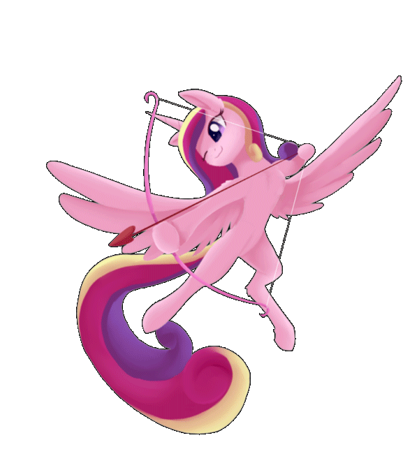 2019 alpha_channel animated cupid dusthiel equine female feral flying friendship_is_magic hair holidays horn mammal multicolored_hair my_little_pony princess_cadance_(mlp) purple_eyes simple_background smile solo szafir87 transparent_background valentine's_day winged_unicorn wings