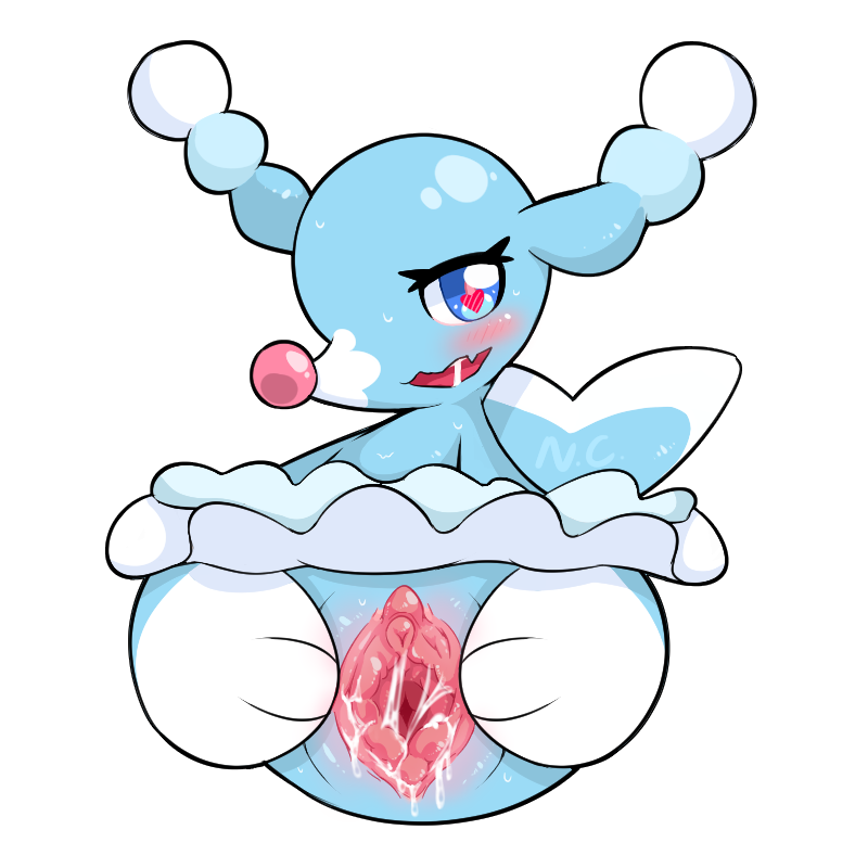 bodily_fluids brionne colanukl female generation_7_pokemon genital_fluids genitals gynomorph humanoid intersex nintendo pokemon pokemon_(species) pussy pussy_juice solo video_games