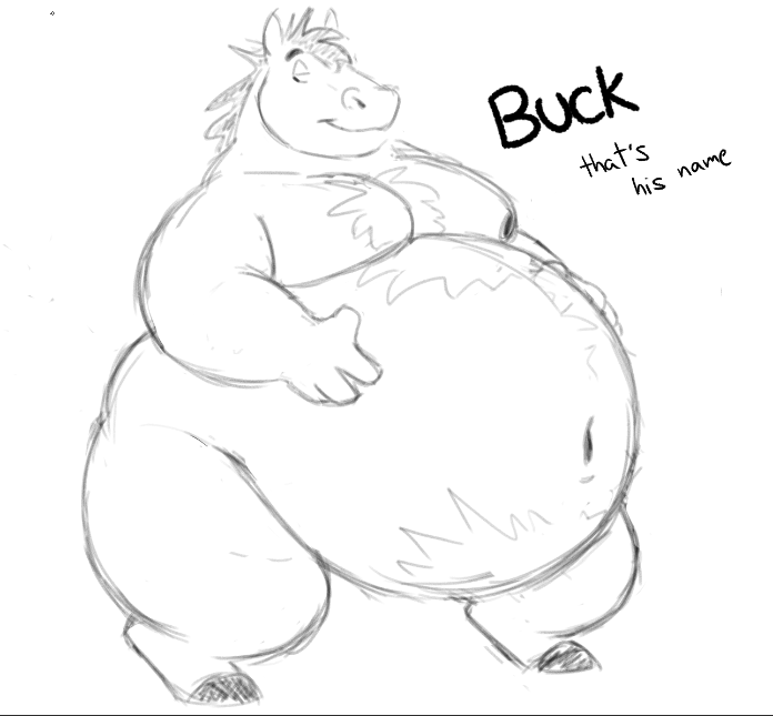 2020 anthro belly big_belly buck_(praceph) equid equine fur half-closed_eyes hand_on_stomach hooves horse looking_aside male mammal monochrome mouth_closed narrowed_eyes navel nude obese obese_anthro obese_male overweight overweight_anthro overweight_male praceph smile solo standing text