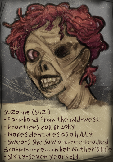 1_eye anterior_nasal_aperture bethesda_softworks black_lips burned_skin clenched_teeth curled_hair deformed eye_socket fallout fan_character female ghoul_(fallout) hair human humanoid lips loose_skin lore mammal md34 not_furry red_eyes red_hair skin_folds skin_stretch solo teeth video_games wig