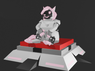 anthro catalina_(retro_warmachine) female low_poly low_res portal_(series) retro_warmachine solo valve video_games weighted_companion_cube