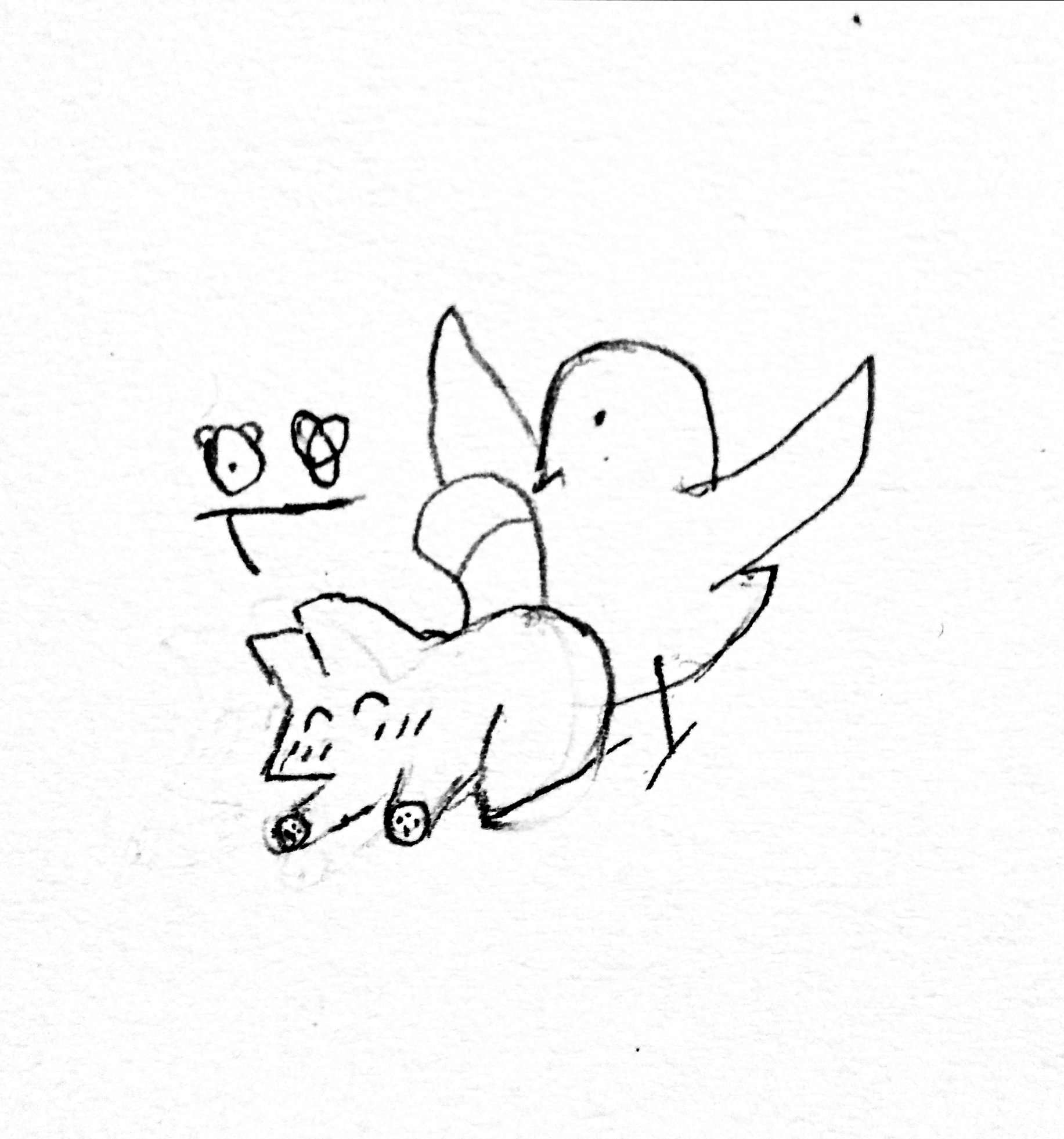 ambiguous_gender avian beak bird blush constructed_language duo feral graphite_(artwork) hi_res interspecies jaki_sila kijetesantakalu line_art mammal markings obscured_penetration pawpads pencil_(artwork) pictographics procyonid ring_(marking) ringtail sex simple_background sitelen_pona sketch symbol tagme tail tail_markings text toki_pona_text traditional_media_(artwork) translation_request white_background wings wug