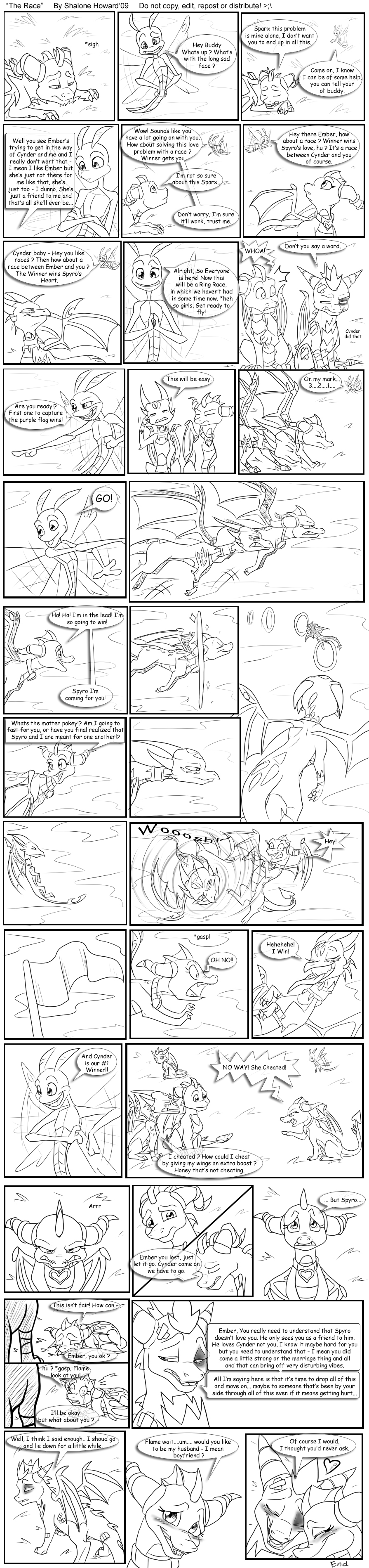 2009 2_horns absurd_res activision arthropod beaten comic confession cynder dated dialogue dragon dragonfly ember_(spyro) english_text female feral flag flame_(spyro) flying group hi_res horn insect laugh long_image love male multi_horn mythological_creature mythological_scalie mythology race sad scalie shalonesk simple_background simple_coloring sketch sky sparx spyro spyro_the_dragon tail tall_image text the_legend_of_spyro wings