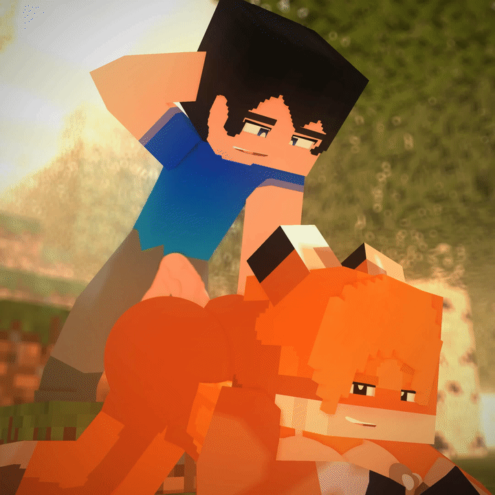 1:1 ambiguous_penetration animated anthro bottomwear butt canid canine clothed clothed/nude clothed_male_nude_female clothing cuteskyler duo eyelashes female fox fox_(minecraft) hand_on_head high_framerate human human_on_anthro interspecies male male/female mammal microsoft minecraft mojang nipple_piercing nipples nude nude_female pants penetration piercing sex short_playtime video_games xbox_game_studios