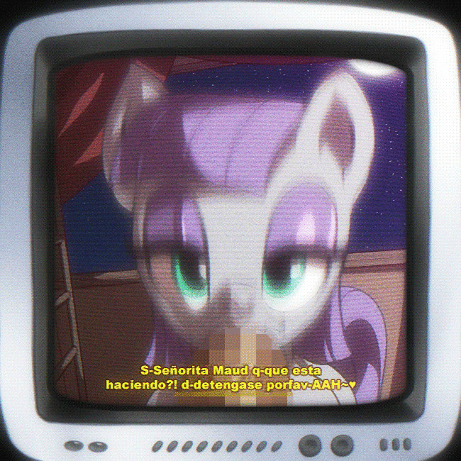 1:1 angelauxes animated black_pupils bodily_fluids censored crt cum cum_in_mouth cum_inside duo earth_pony equid equine exclamation_point fellatio female feral friendship_is_magic genital_fluids genitals green_eyes grey_body hair half-closed_eyes hasbro horse looking_at_viewer loop male male/female mammal maud_pie_(mlp) mosaic_censorship my_little_pony narrowed_eyes nude oral penile penis pony pubes pupils purple_hair question_mark recording sex short_playtime spanish_text text