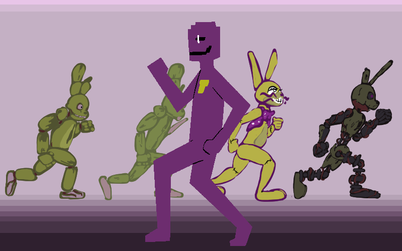 ambiguous_gender animatronic anthro burntrap_(fnaf) clothed clothing dancing five_nights_at_freddy's five_nights_at_freddy's_3 gglloooopp glitchtrap green_body group half-closed_eyes hollow_eyes humanoid machine male music music_video narrowed_eyes once_in_a_lifetime pose purple_body purple_guy_(fnaf) robot scottgames scraptrap_(fnaf) simple_background smile sound springtrap_(fnaf) talking_heads video_games yellow_body