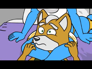 anthro bedroom canid canine couple_toying digital_media_(artwork) duo fanmade female fox fox_mccloud krystal low_res male mammal nintendo screencap star_fox theirongauntlet thick_thighs trapped video_games youtube