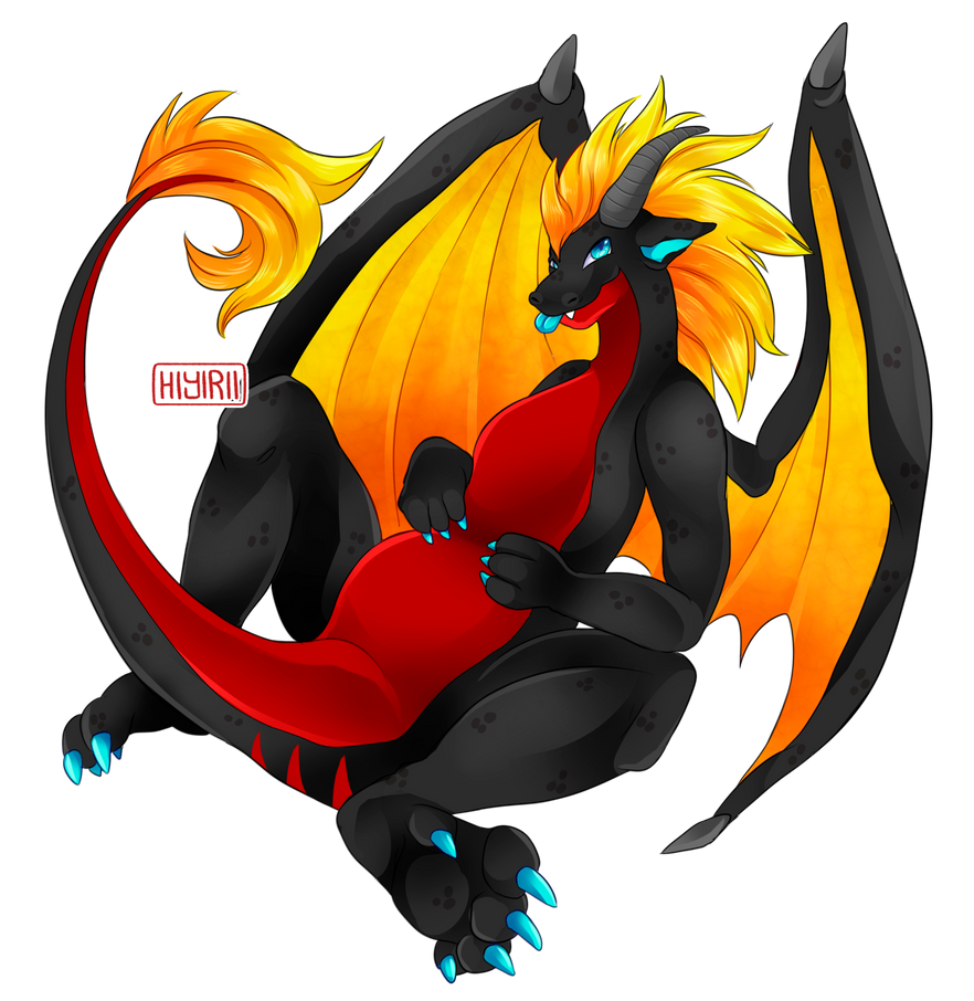 awesomejrp black blue dragon eyes feral fluffy invalid_tag male red scaled solo