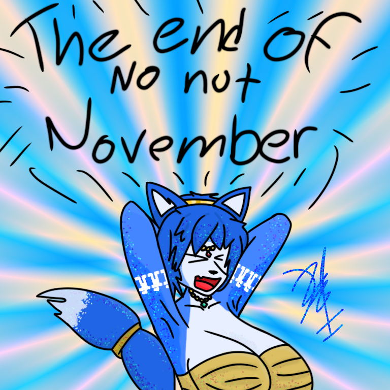 anthro blue_body blue_fur blue_hair breasts canid canine female fox fur gold_(metal) hair humor krystal mammal markings meme nanine nintendo simple_background solo star_fox starfox_adventures text tribal tribal_markings video_games white_body white_fur zak898