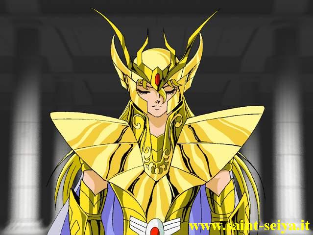 80s armor blind cap eyes_closed gold helmet shoulder_pads temple virgo_shaka