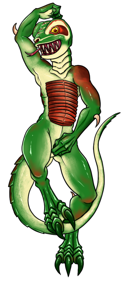 3_toes alpha_channel anthro barefoot biceps big_teeth bk_hat claws digitigrade fangs feet finger_claws flexing front_view full_body_view gesture green_body green_scales green_skin hand_on_crotch lizard looking_at_viewer lying male monster mortal_kombat nude on_back pose presenting red_body red_skin reptile reptile_(mortal_kombat) scales scalie sharp_teeth simple_background smile snout solo sonichaxd spikes spikes_(anatomy) tail_tuft teeth toe_claws toes tongue tongue_out transparent_background tuft video_games yellow_sclera