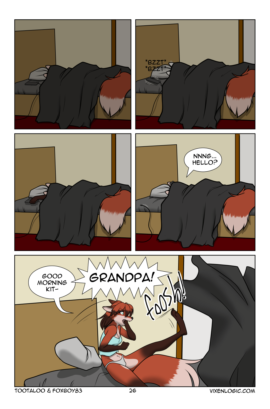 canid canine comic female fox foxboy83 hi_res mammal red red_fox tootaloo vixen_logic