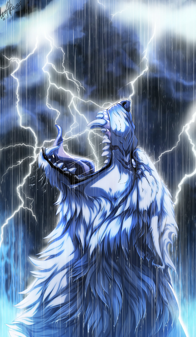 2021 ambiguous_gender black_lips black_nose blue_eyes canid canine canis detailed_background digital_media_(artwork) feral fur hi_res light lighting lips mammal night open_mouth outside raining solo teeth tongue white_body white_fur wolf wolfroad