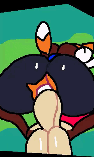 anal anal_penetration animated balls big_balls cain_(superiorfoxdafox) canid canine deer duo fox genitals low_res male male/male mammal penetration penis simple_background soups_(superiorfox) superiorfox