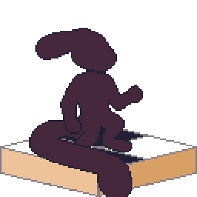 2022 alpha_channel ambiguous_gender animated blank_humanoid digital_media_(artwork) head_bob isometric jagrabbit low_res paperdoll_animation pixel_(artwork) silhouette tail