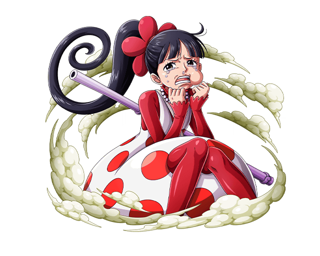 black_hair brown_eyes charlotte_flampe clothing_request crying crying_with_eyes_open long_hair looking_at_viewer official_art one_piece one_piece_treasure_cruise open_mouth staff tears transparent_background