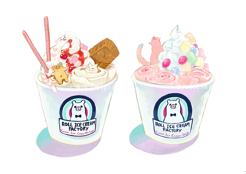 animal-shaped_food bear bow bowtie candy cat cookie cream english_text food food_focus food_request hakuchizu heart ice_cream ice_cream_cup in_food logo no_humans original pink_fur pocky polar_bear product_placement shadow simple_background strawberry_syrup sweets twitter_username undersized_animal watermark white_background white_fur