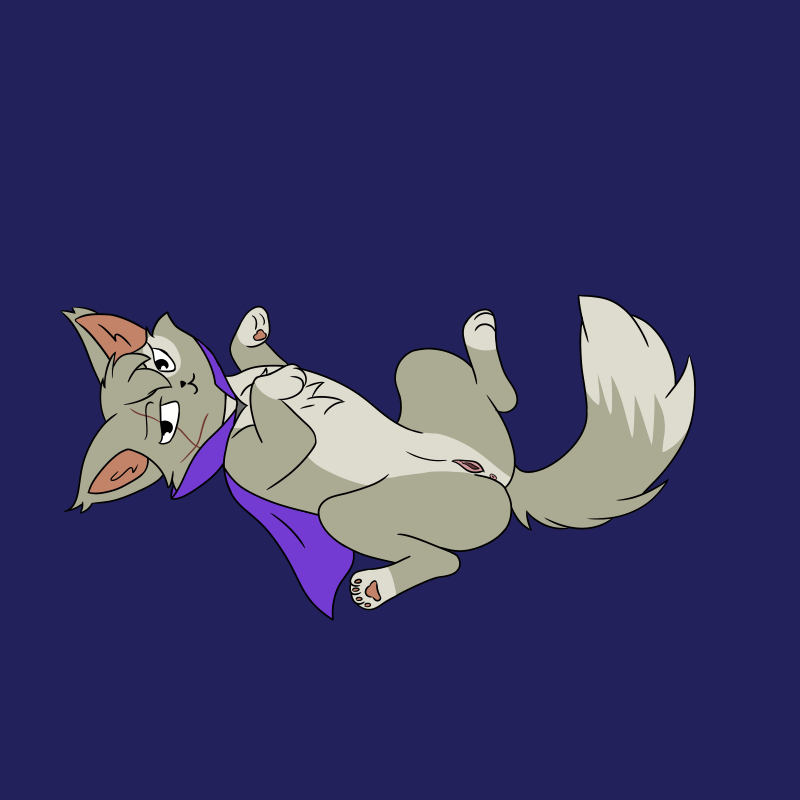 castle_cats clothing crossgender domestic_cat dovecoon felid feline felis female feral fur grey_body grey_fur kyle_(castle_cats) mammal robe simple_background solo tail