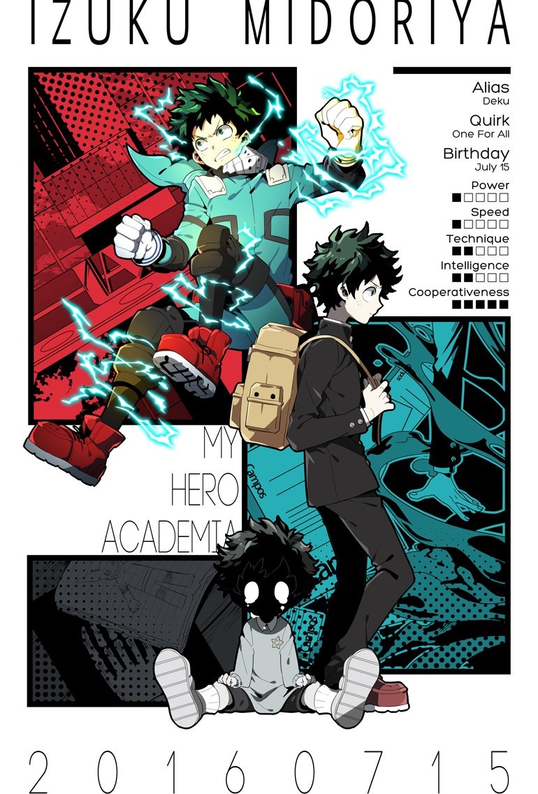 4boys age_progression aged_down backpack bag black_outline black_pants blank_eyes blouse blue_outline bodysuit boku_no_hero_academia buttons character_name character_profile clenched_hands clenched_teeth closed_mouth collared_shirt colored_skin copyright_name crying dated drawing electricity eyes_in_shadow freckles from_side full_body gakuran gloves green_bodysuit green_eyes green_hair halftone halftone_background hands_on_own_legs hands_up high_collar holding_strap in_kai jumping kindergarten_uniform long_sleeves looking_ahead looking_to_the_side male_child male_focus midair midoriya_izuku multiple_boys multiple_monochrome no_mouth no_nose notebook outline outstretched_arm outstretched_legs paneled_background pants profile reaching red_footwear sad school school_uniform shirt shoes shorts sitting skinny sludge_villain smock sneakers socks spoilers standing stats straight-on teardrop tears teeth white_gloves white_shirt white_skin wing_collar yellow_bag