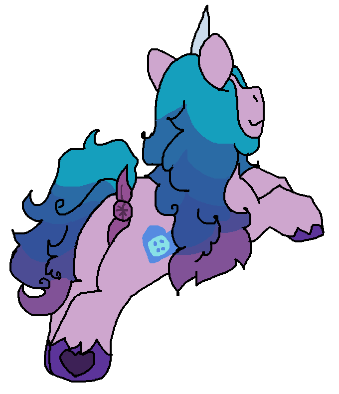 anatomically_correct anatomically_correct_anus anatomically_correct_genitalia anus butt cutie_mark equid equine equine_anus feral feralmunchies genitals gradient_hair hair hasbro hooves horn horse izzy_moonbow_(mlp) mammal microsoft_paint mlp_g5 my_little_pony null null_bulge nullification pony presenting presenting_anus presenting_hindquarters solo unicorn unicorn_horn