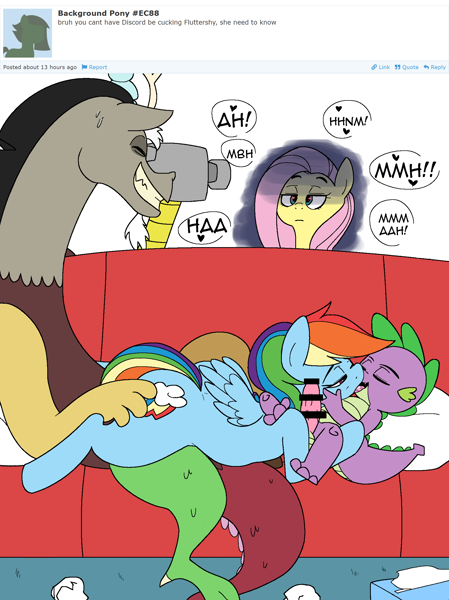 camera chimera couch_sex cuckold discord_(mlp) dragon equid equine female fluttershy_(mlp) friendship_is_magic furniture group group_sex hair hasbro horse male male/female mammal multicolored_hair my_little_pony pegasus php137 pink_hair pony rainbow_dash_(mlp) rainbow_hair sex sofa spike_(mlp) threesome trio video_camera wings