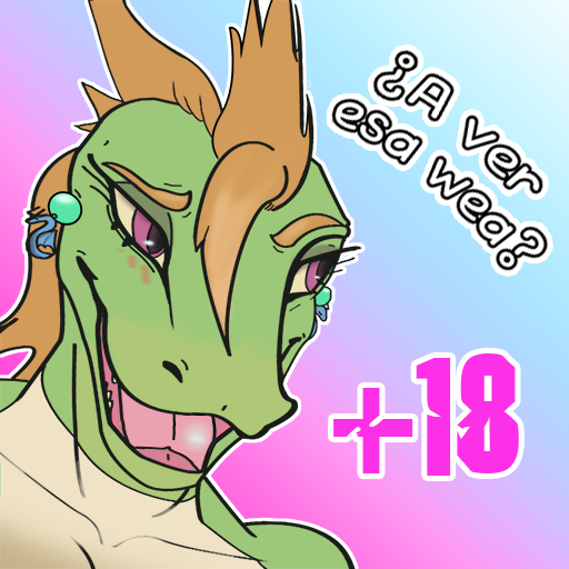 ambiguous_gender anthro blush chilean clothing ear_piercing ear_ring lizard open_mouth piercing punk_hair reptile ring_piercing scalie shirt solo topwear vandclash